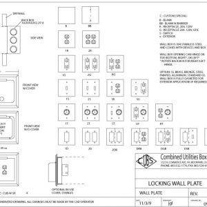 Building Utilities Plate Examples Wall Boxes | Combined Utilities Box Systems (CUBS)
